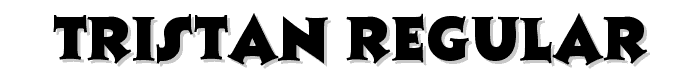Tristan Regular font